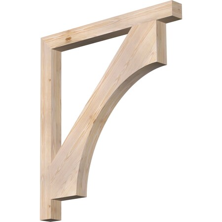 Ekena Millwork Westlake Block Smooth Bracket, Douglas Fir, 3 1/2"W x 40"D x 44"H BKT04X40X44WTL05SDF